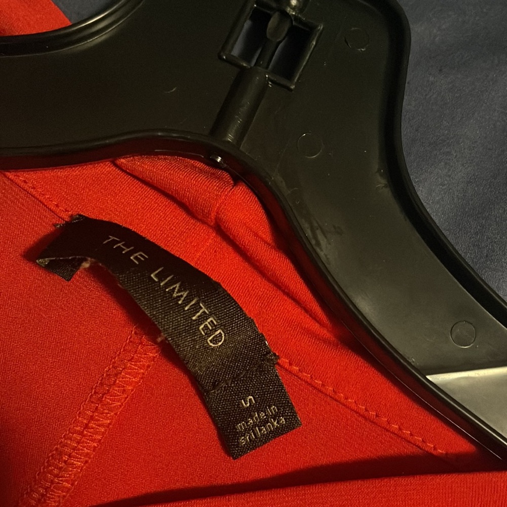 The Limited Red and Pink Colorblock Dress - Picture 3 of 4